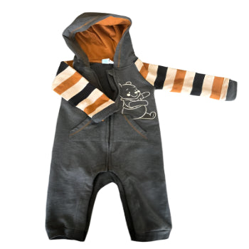 Hoodie Rompers(Grey)