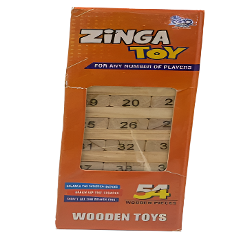 Zinga Toy (54 pcs) - Wooden